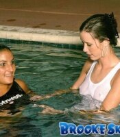 Brooke Skye gettin wet