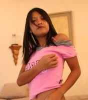 Kat Young striptease
